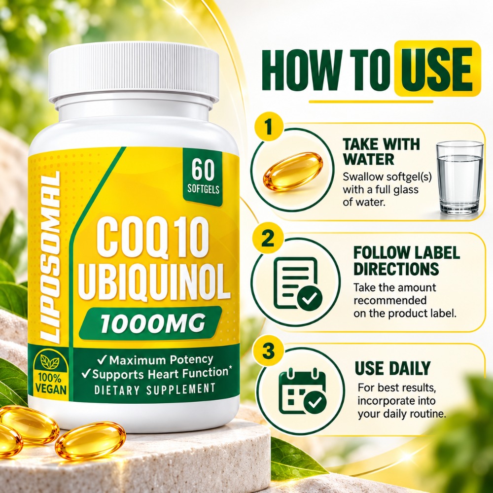 Gélules molles de CoQ10 Ubiqui - Coq10 Ubiquinol Softgel avis et prix