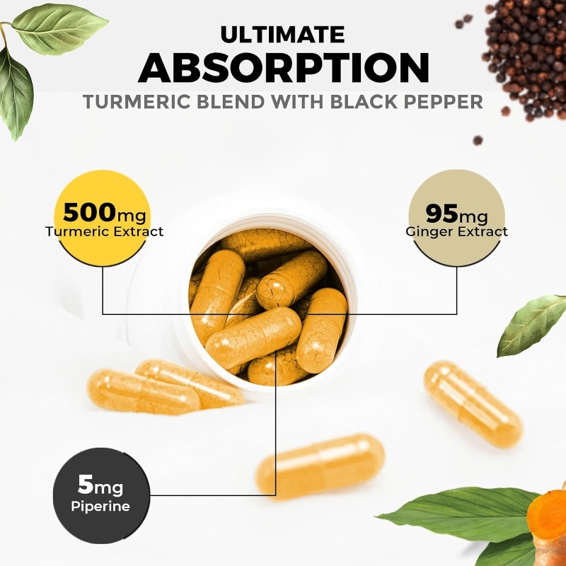 Compléments de curcuma, de pip - Turmeric Curcumin Capsule avis et prix