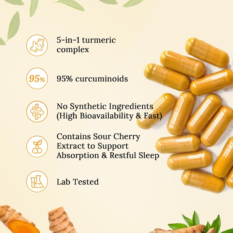 Curcumin 95% Glucosamine Conti - Turmeric Curcumin Capsule avis et prix